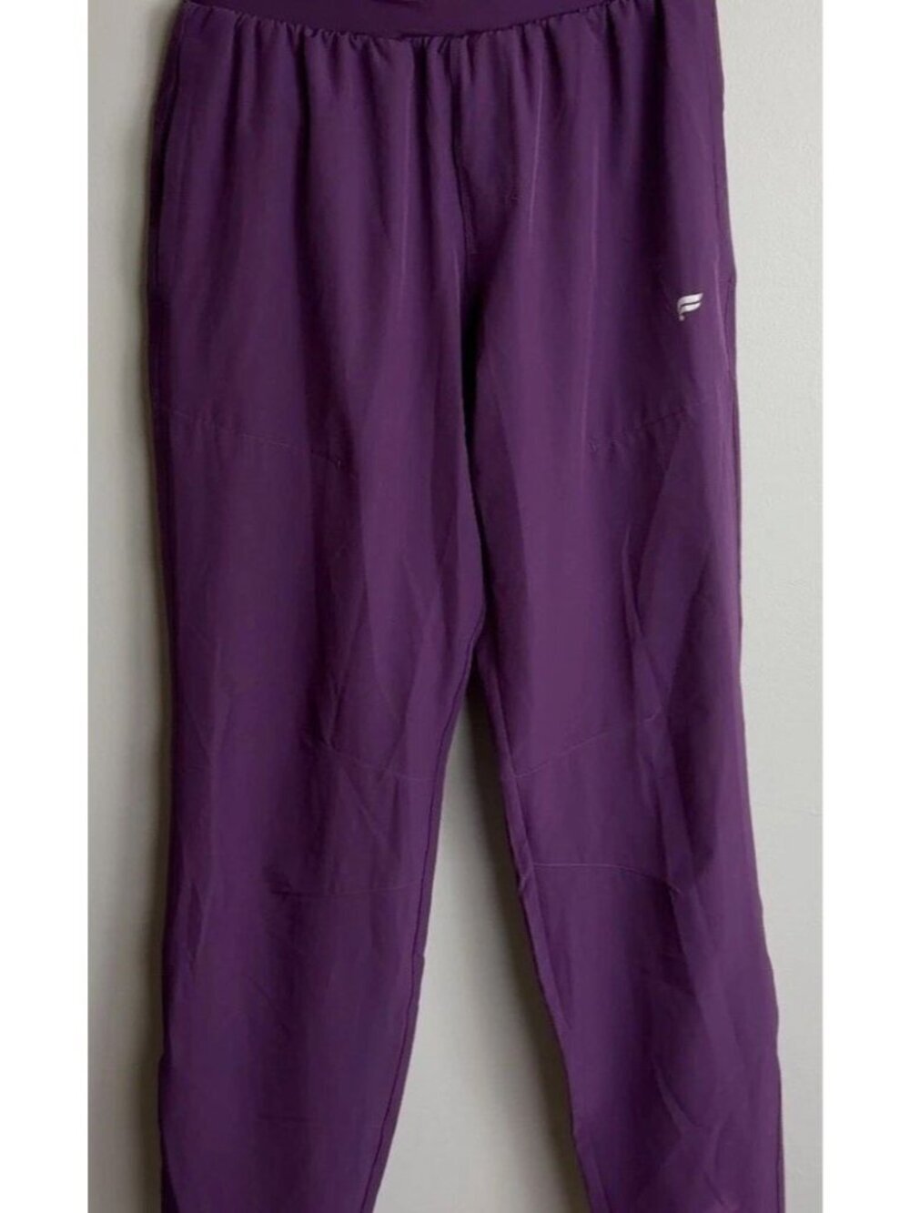 Fabletics Athletic Pants Purple Pink Waistband Joggers Lightweight Size XS Wm’s
